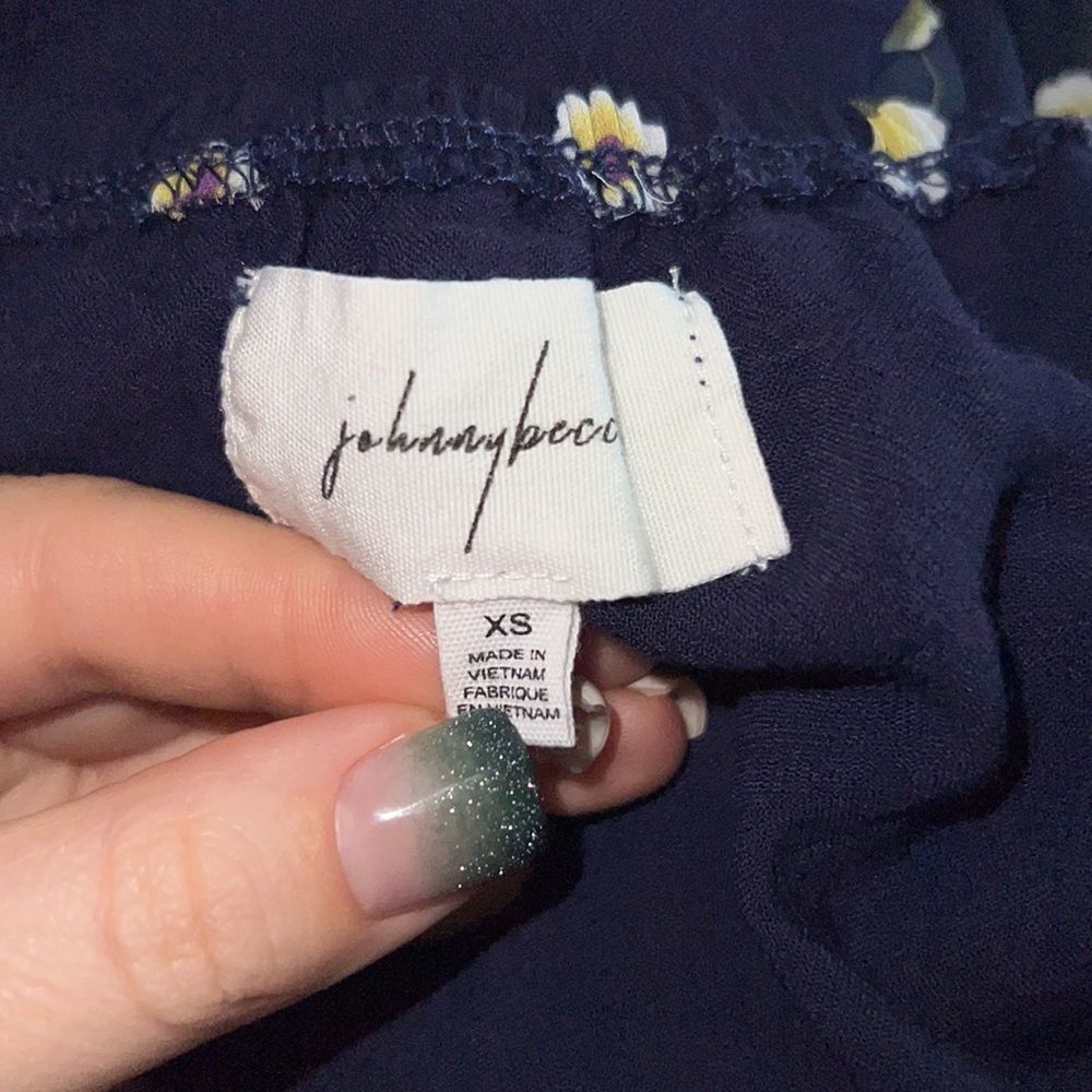 ✨ HP✨Johnny Becca Floral Blue Dress ✨ - Picture 6 of 7